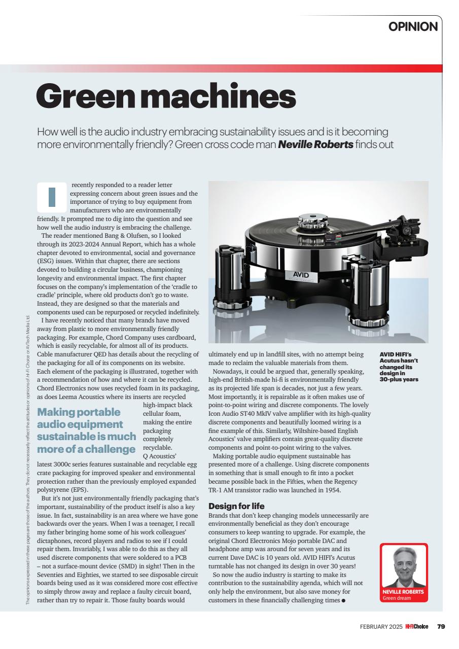 Hi-Fi Choice Preview Pages