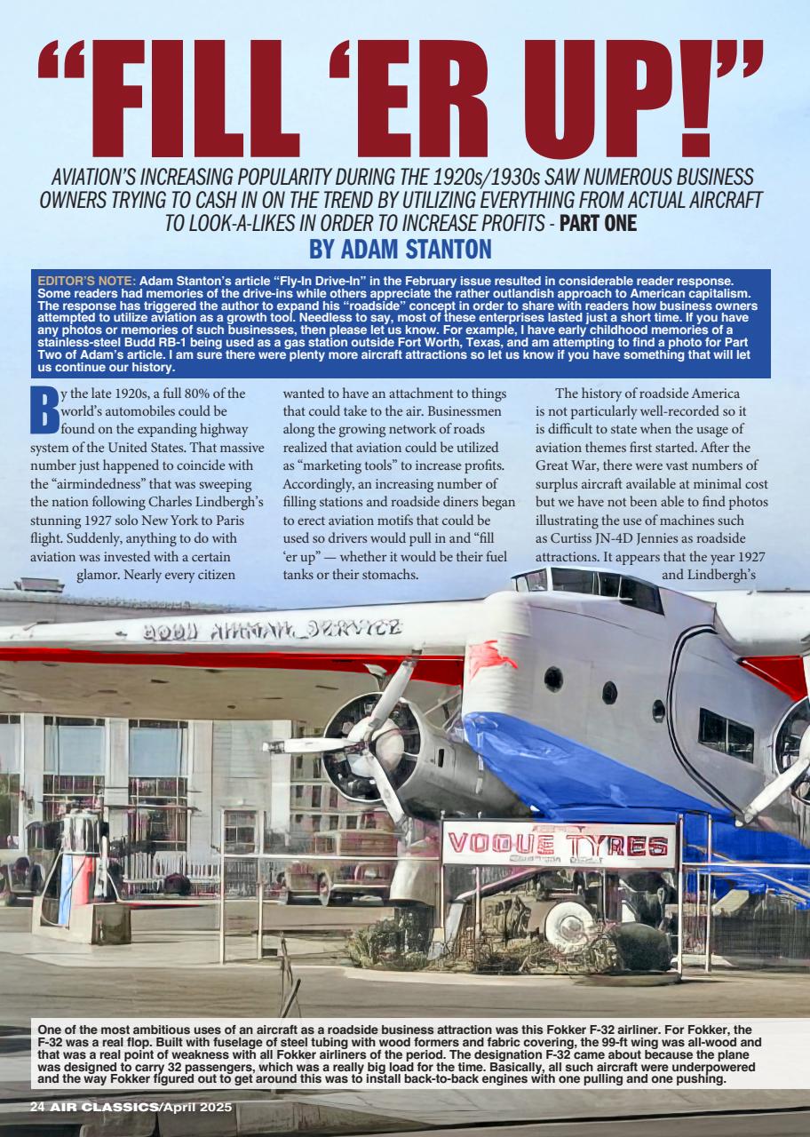Air Classics - Where History Flies Preview Pages