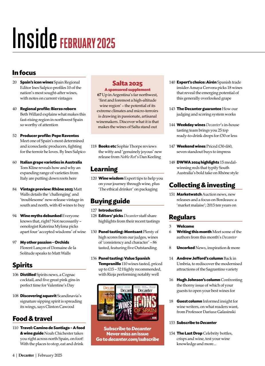 Decanter Preview Pages