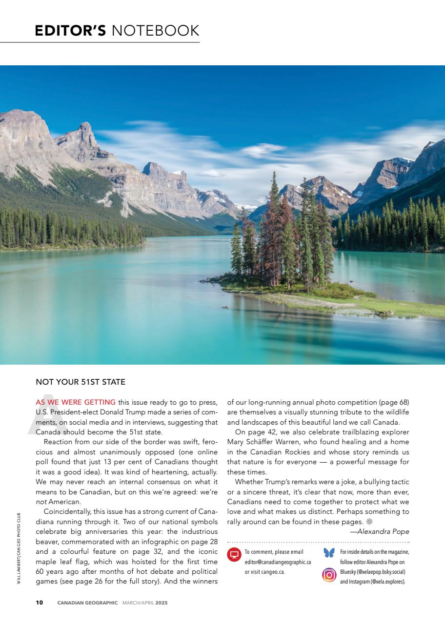 Canadian Geographic Preview Pages