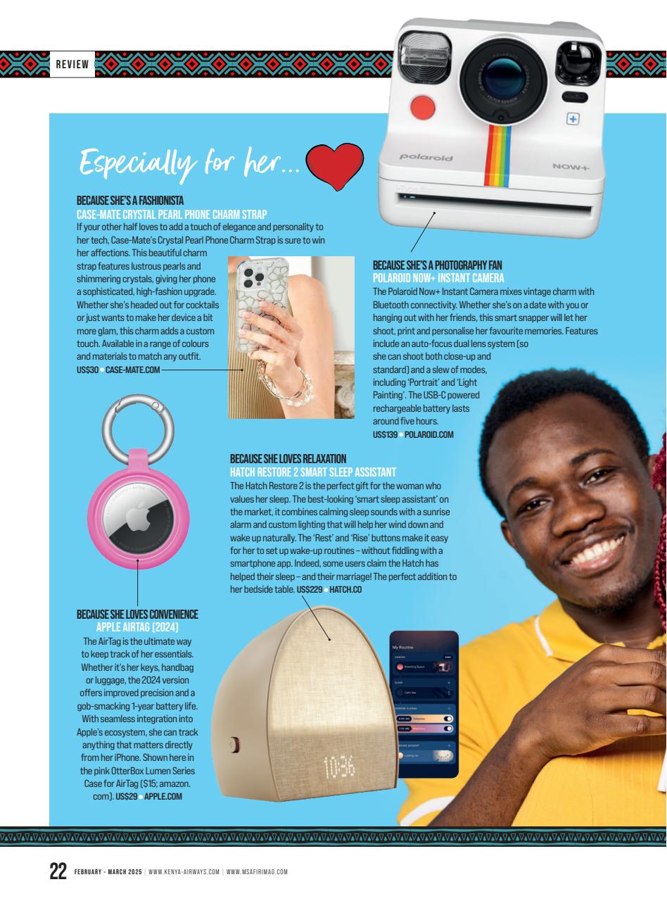 MSAFIRI – Kenya Airways Inflight Preview Pages