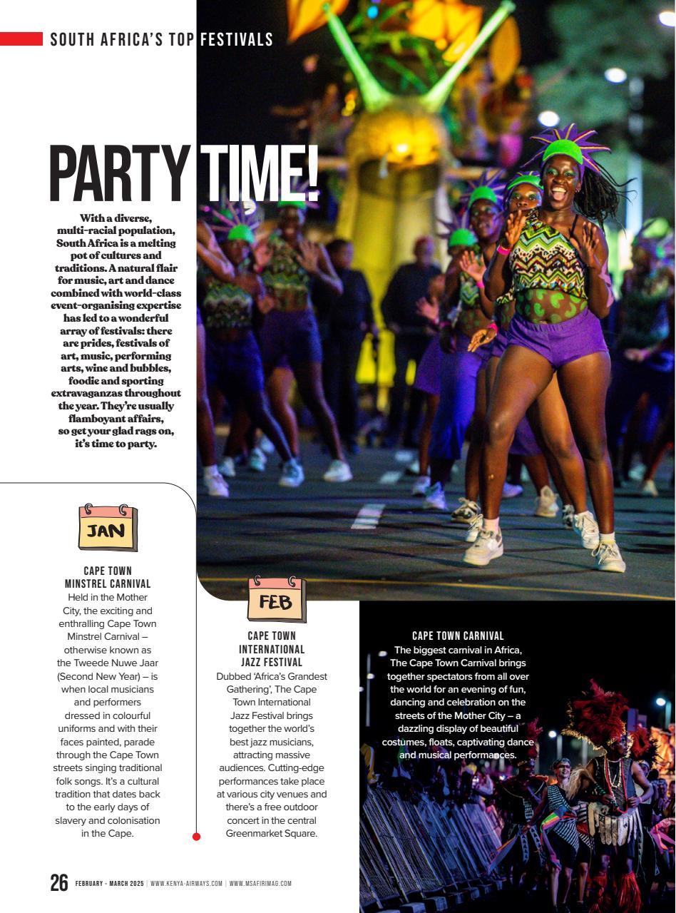 MSAFIRI – Kenya Airways Inflight Preview Pages