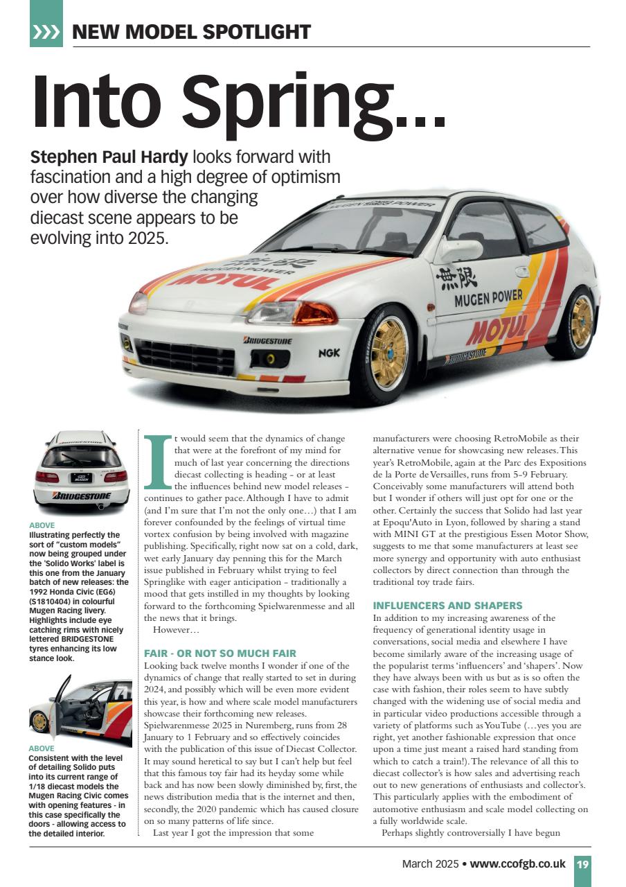 Diecast Collector Preview Pages