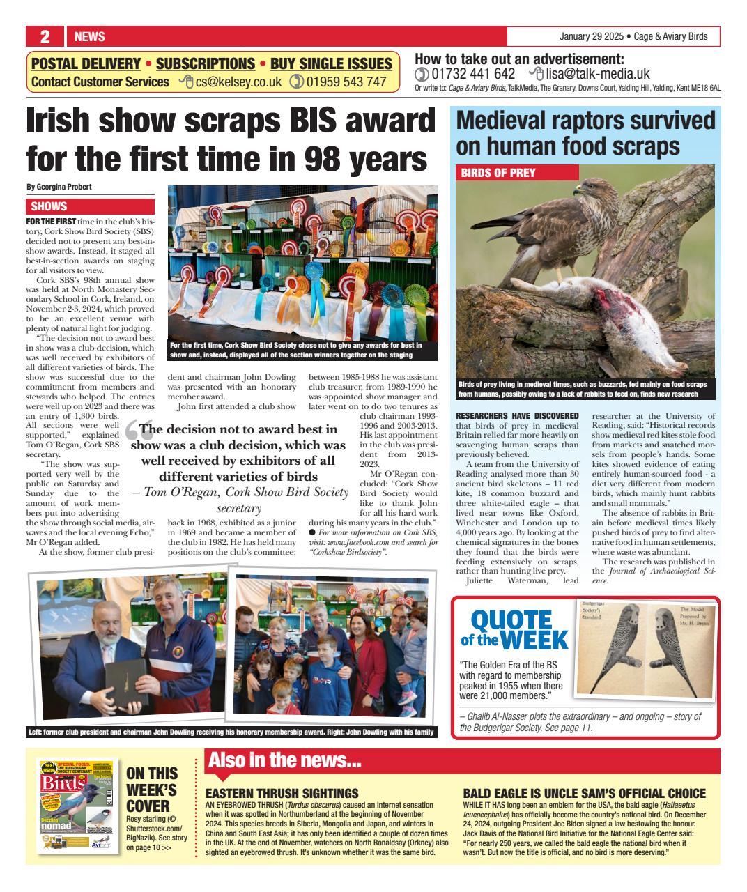 Cage & Aviary Birds Preview Pages