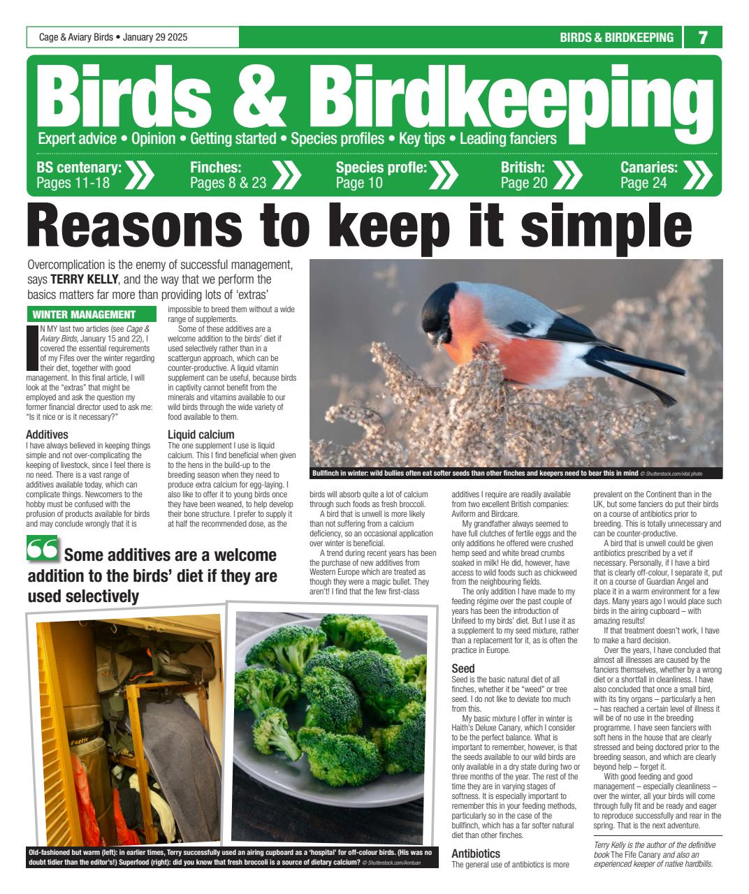 Cage & Aviary Birds Preview Pages