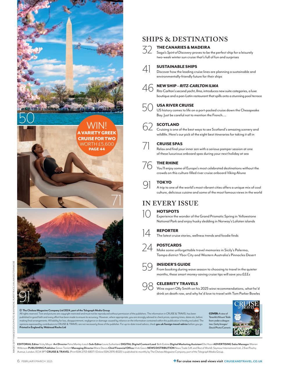 Cruise & Travel Preview Pages