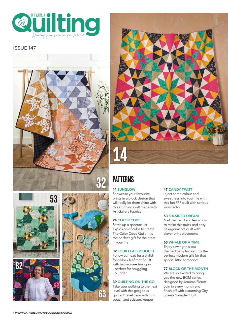 Love Patchwork & Quilting Preview Pages