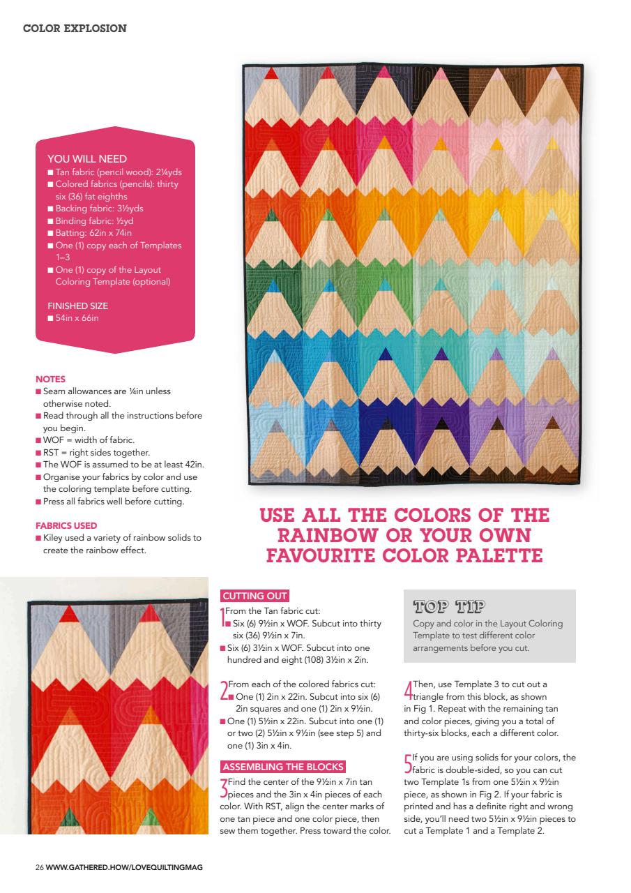 Love Patchwork & Quilting Preview Pages