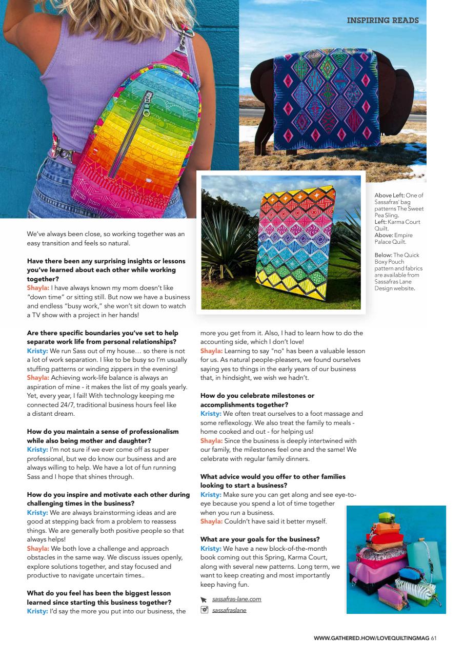 Love Patchwork & Quilting Preview Pages