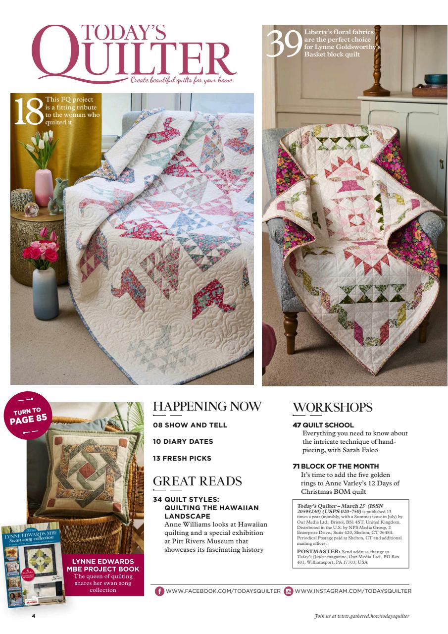 Today’s Quilter Preview Pages
