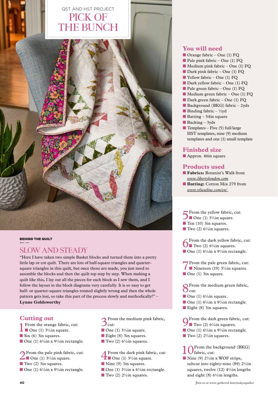 Today’s Quilter Preview Pages