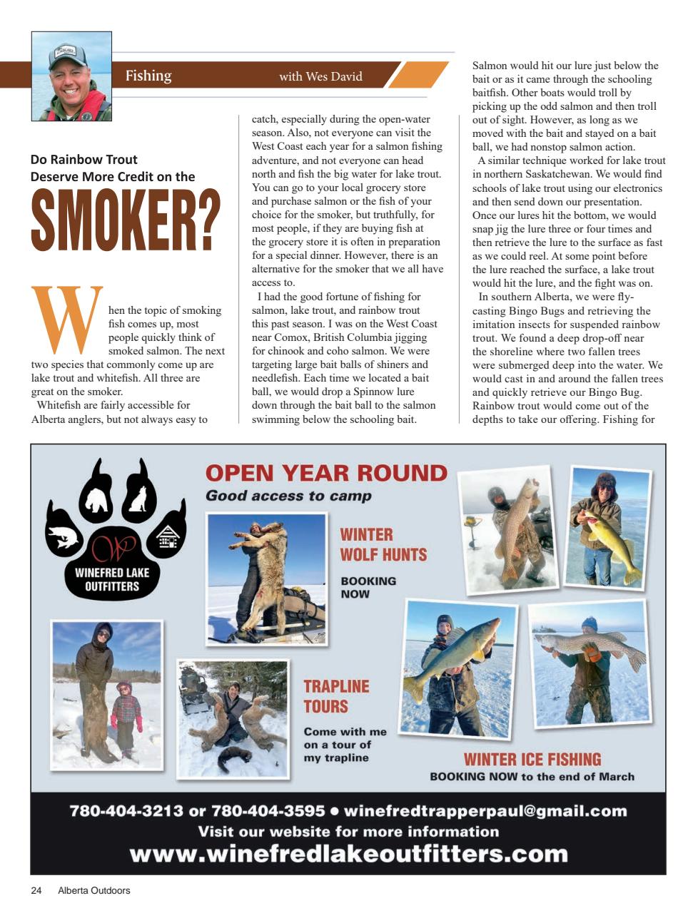 Alberta Outdoors Preview Pages