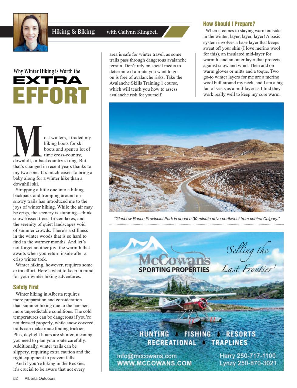 Alberta Outdoors Preview Pages