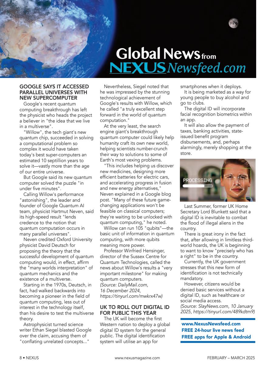Nexus Magazine Preview Pages
