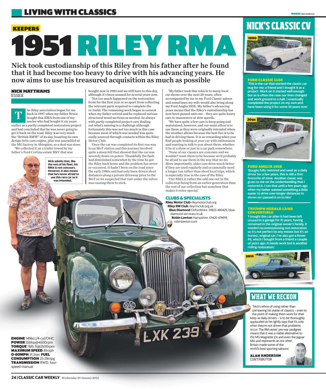Classic Car Weekly Preview Pages