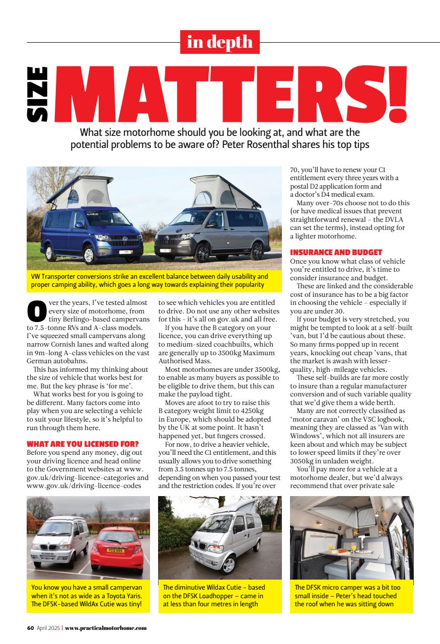 Practical Motorhome Preview Pages