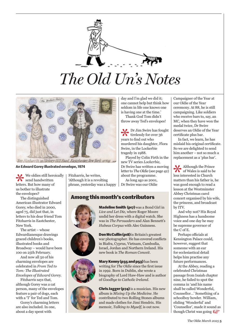 The Oldie Preview Pages