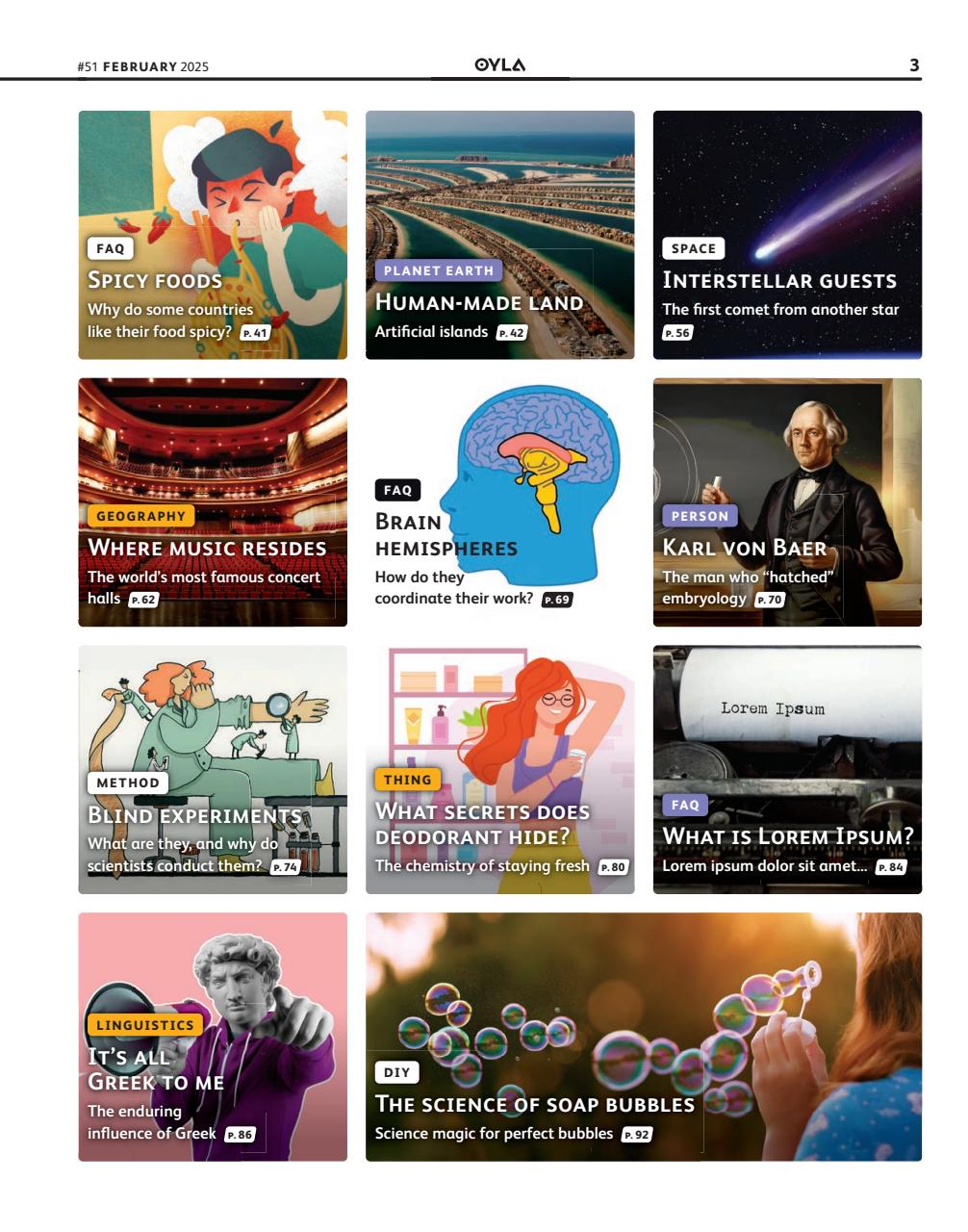 OYLA Magazine Preview Pages