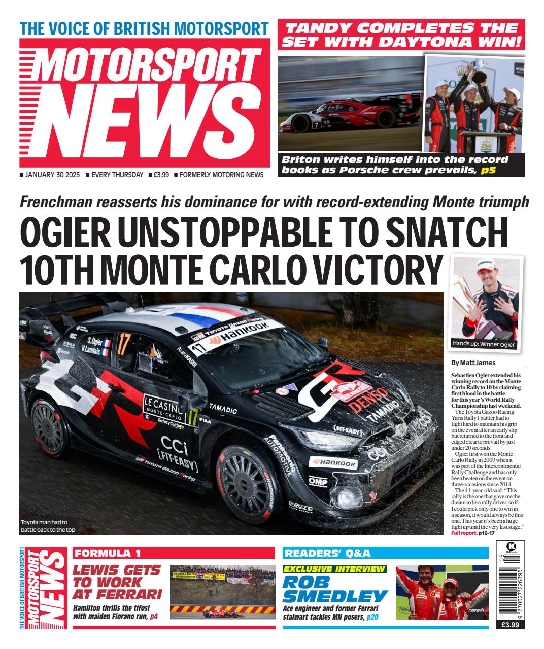 Motorsport News Preview Pages