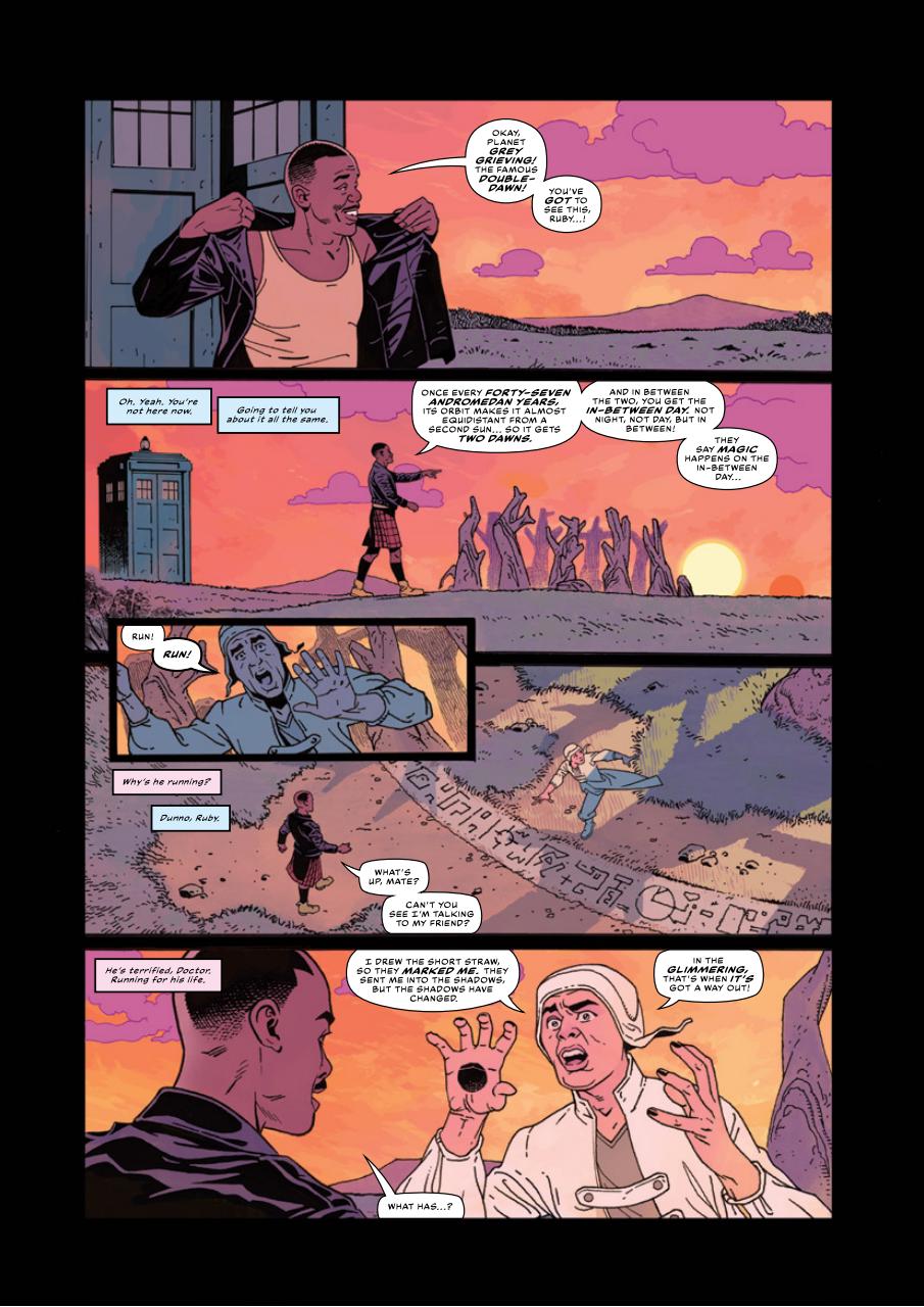 Doctor Who Magazine Preview Pages