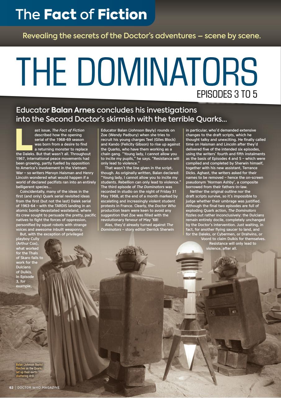 Doctor Who Magazine Preview Pages