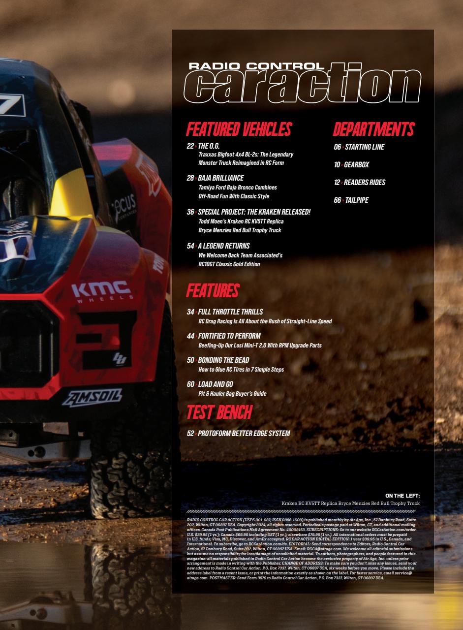 RC Car Action Preview Pages