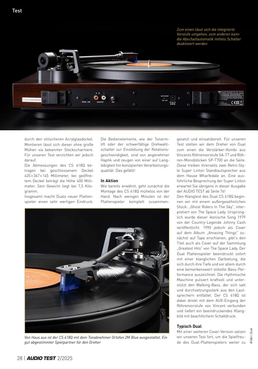 Audio Test Preview Pages