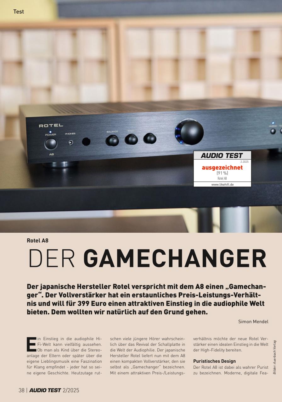 Audio Test Preview Pages