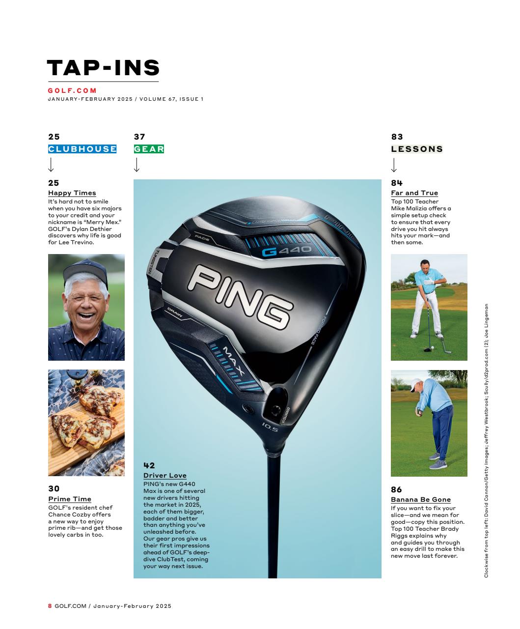 Golf Magazine Preview Pages
