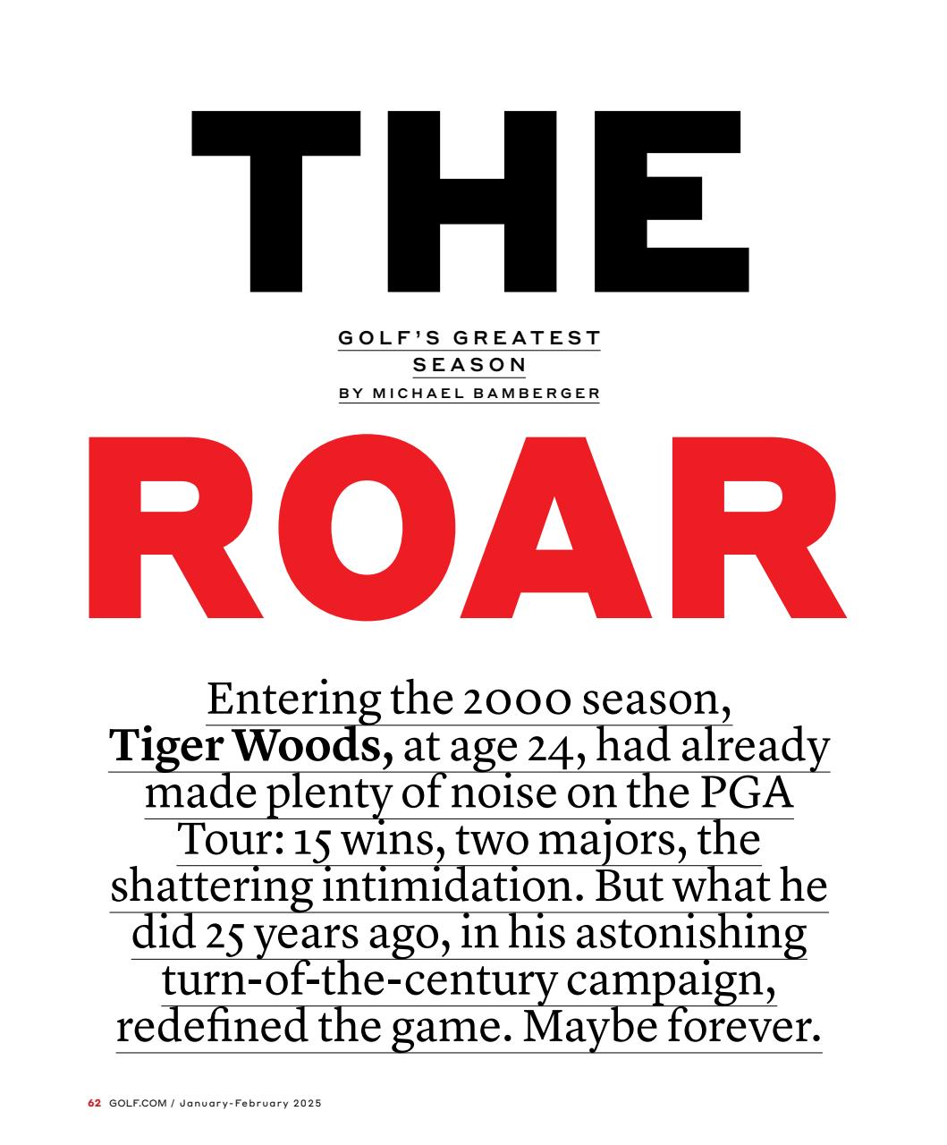 Golf Magazine Preview Pages