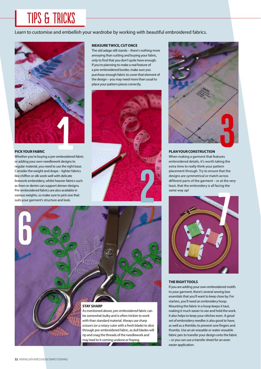 Simply Sewing Preview Pages