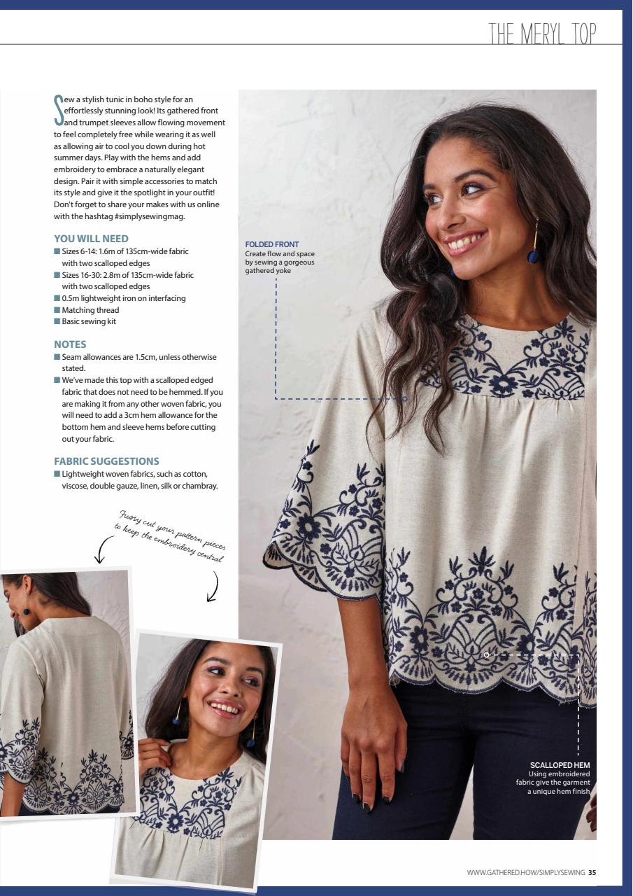 Simply Sewing Preview Pages