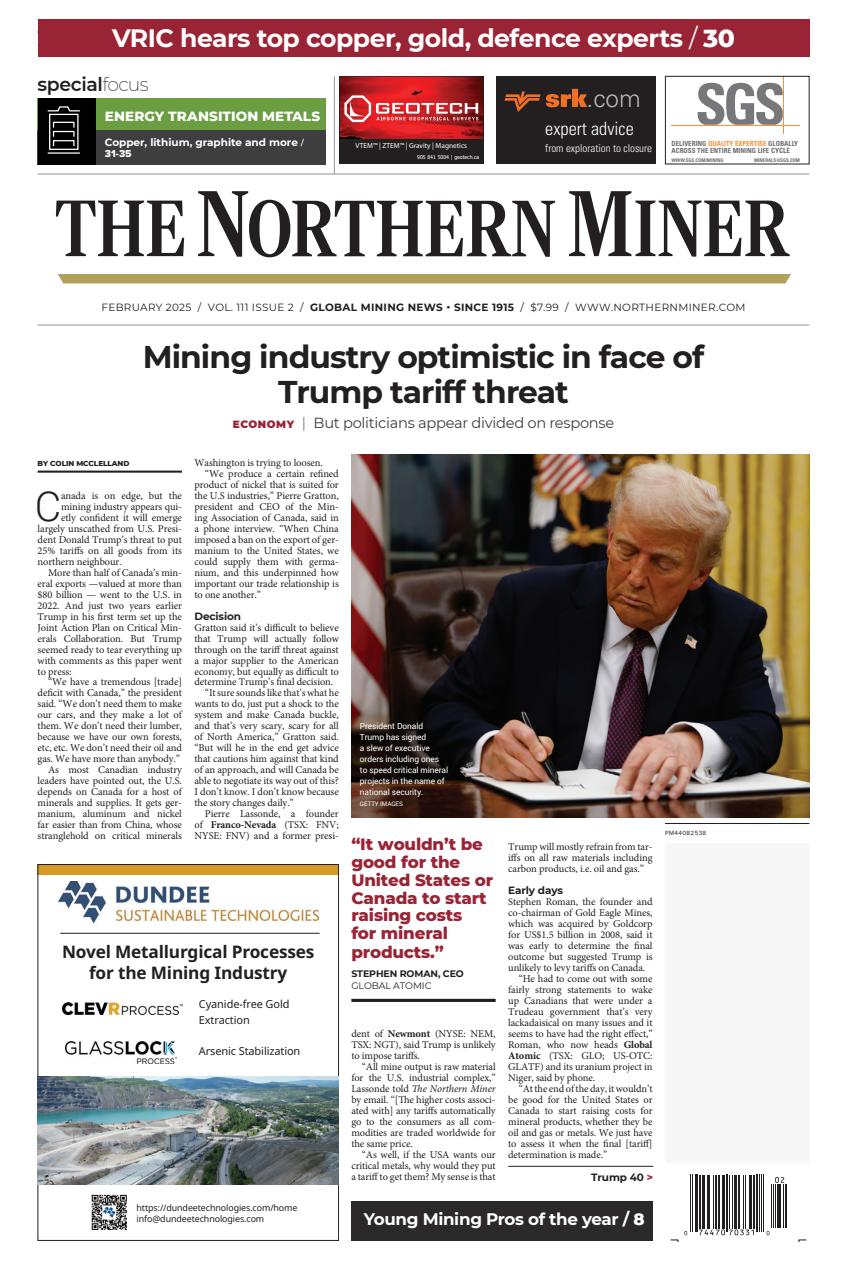 The Northern Miner Preview Pages