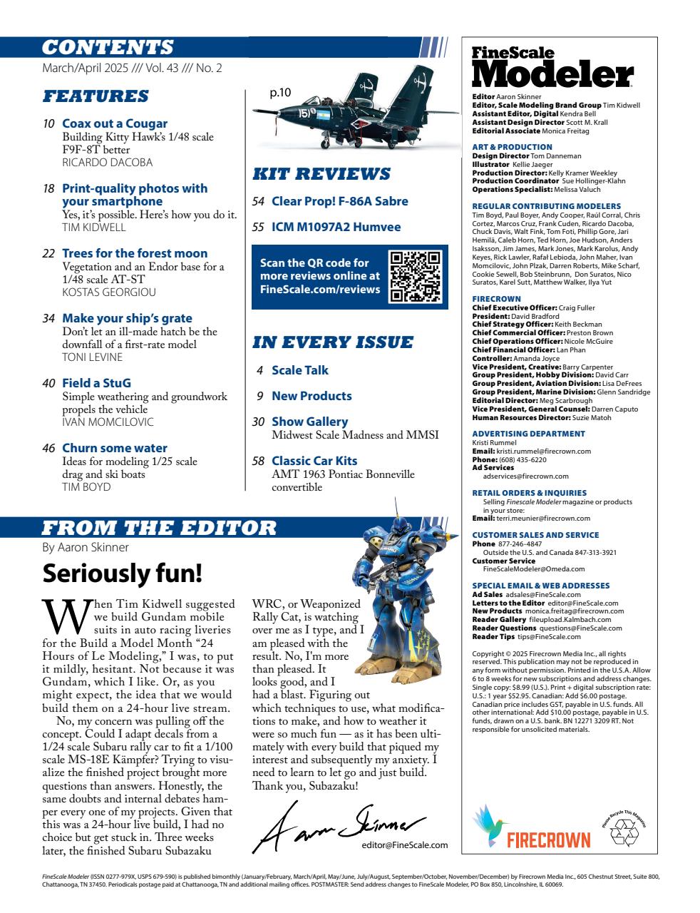 FineScale Modeler Preview Pages