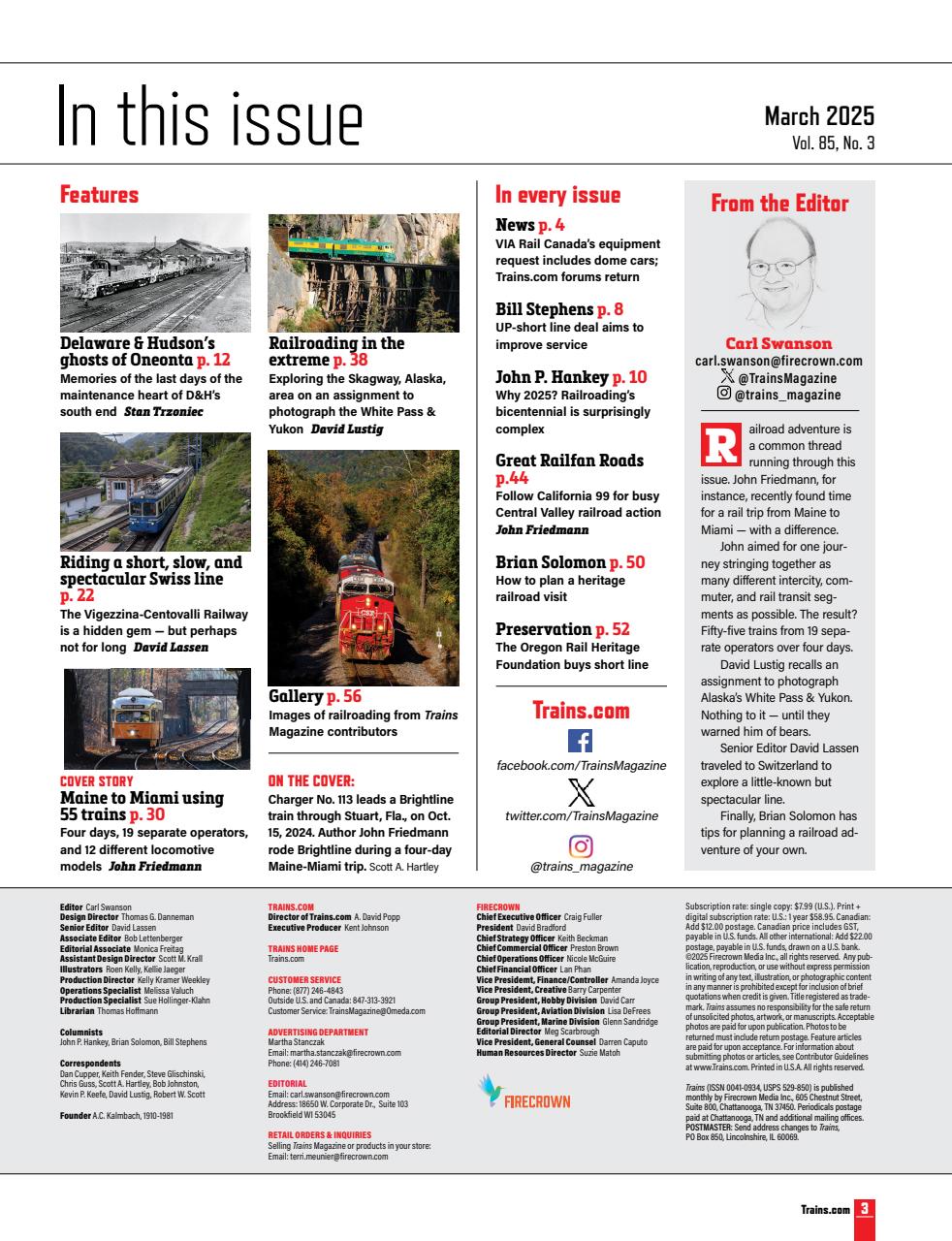 Trains Preview Pages