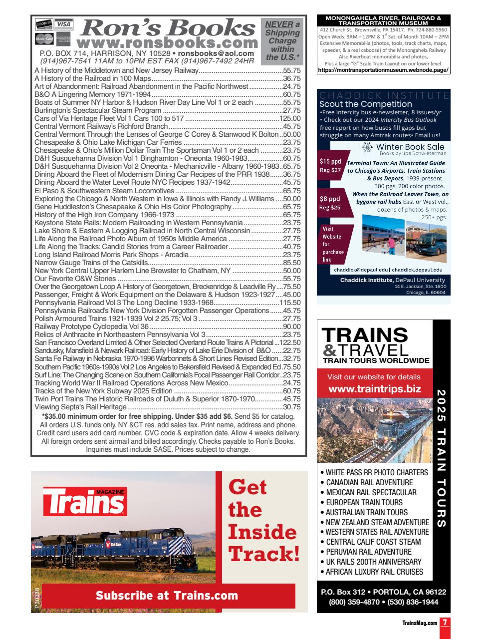 Trains Preview Pages
