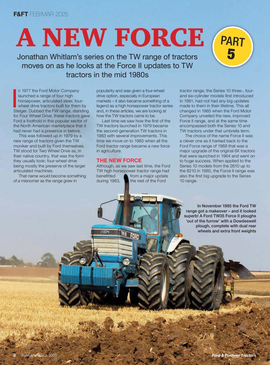 Ford & Fordson Preview Pages