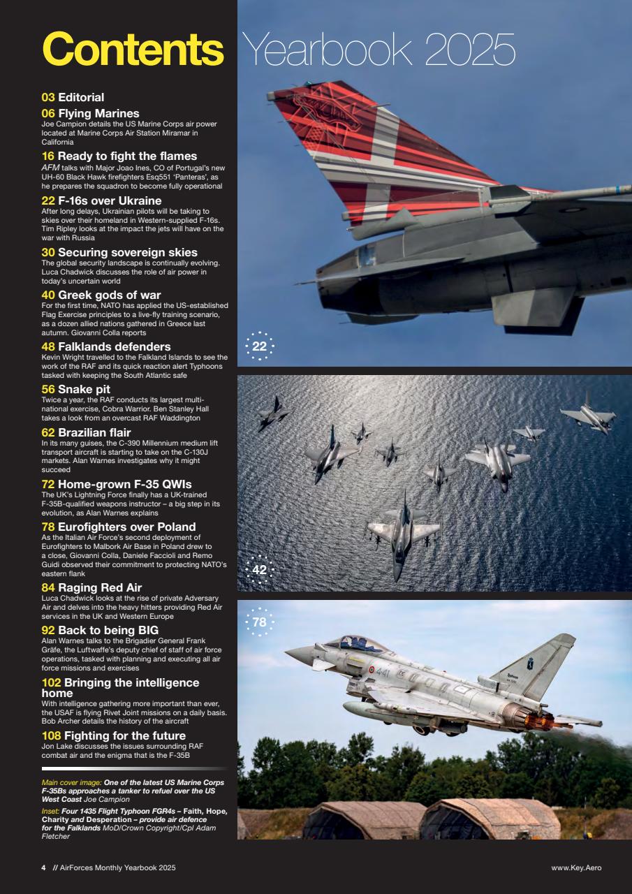 Combat Aircraft Journal Preview Pages