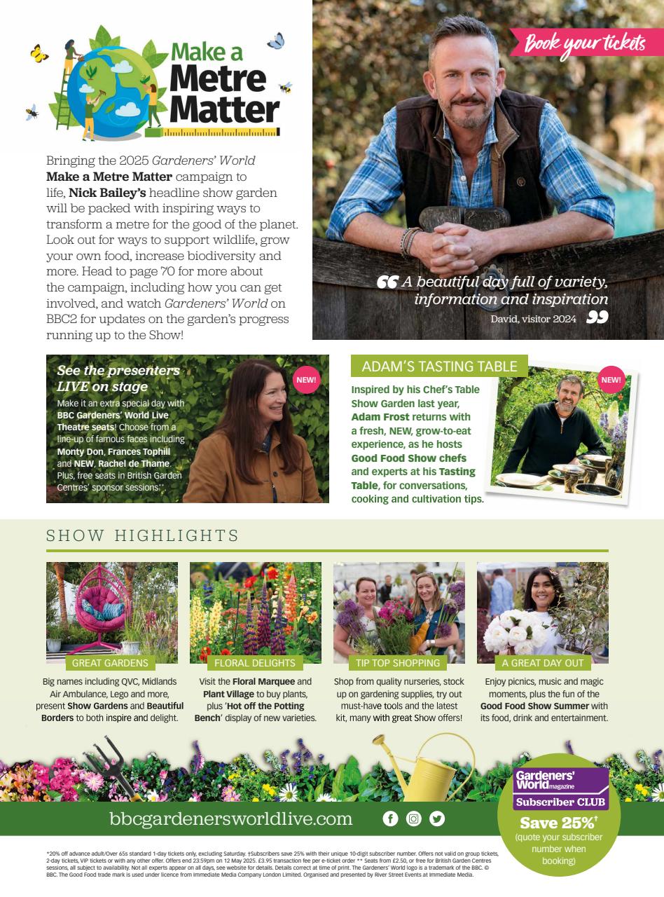 BBC Gardeners’ World Magazine Preview Pages