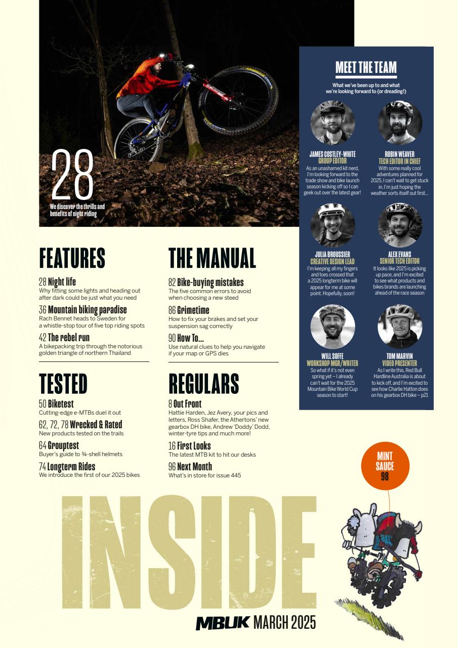 Mountain Biking UK Preview Pages