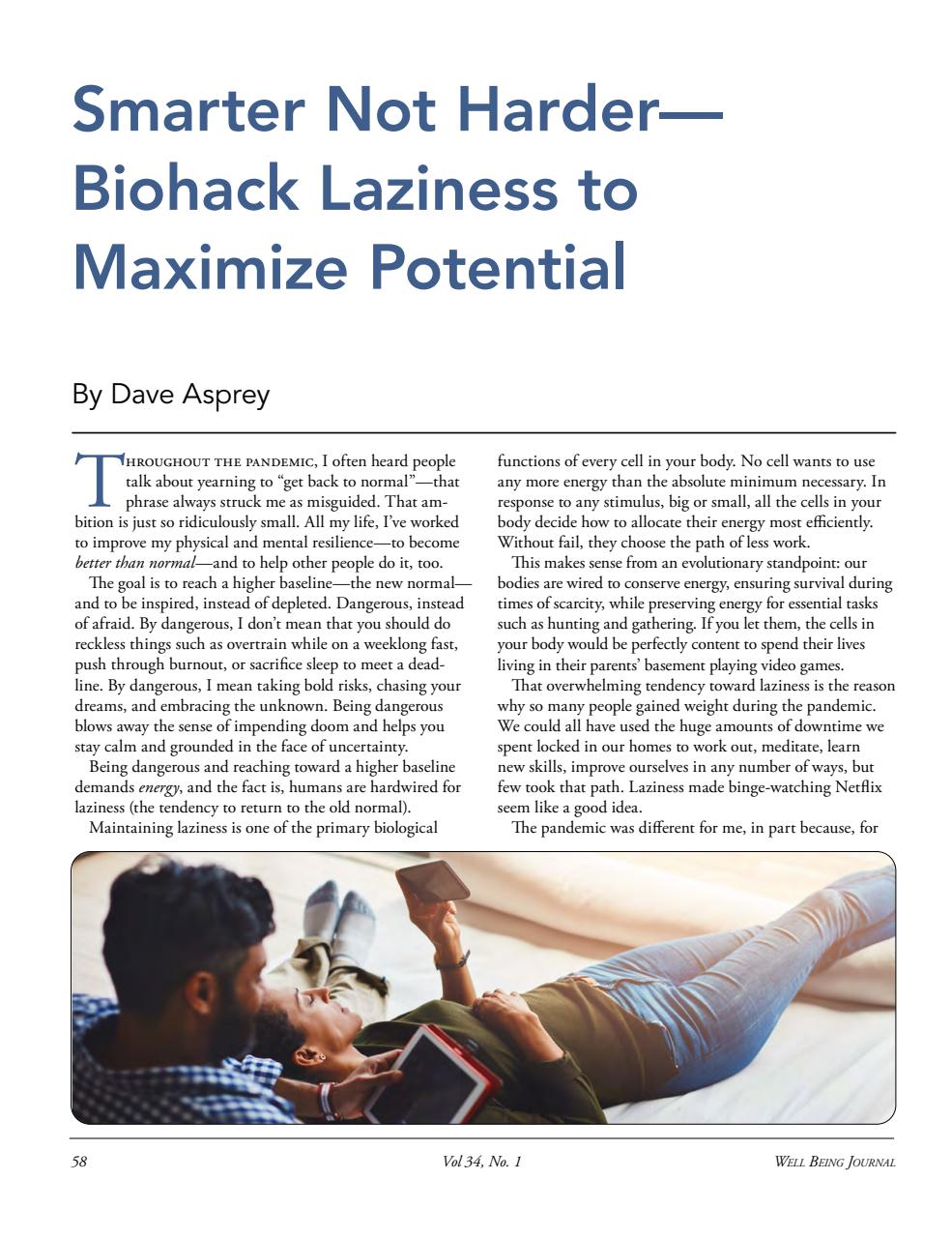 Well Being Journal Preview Pages