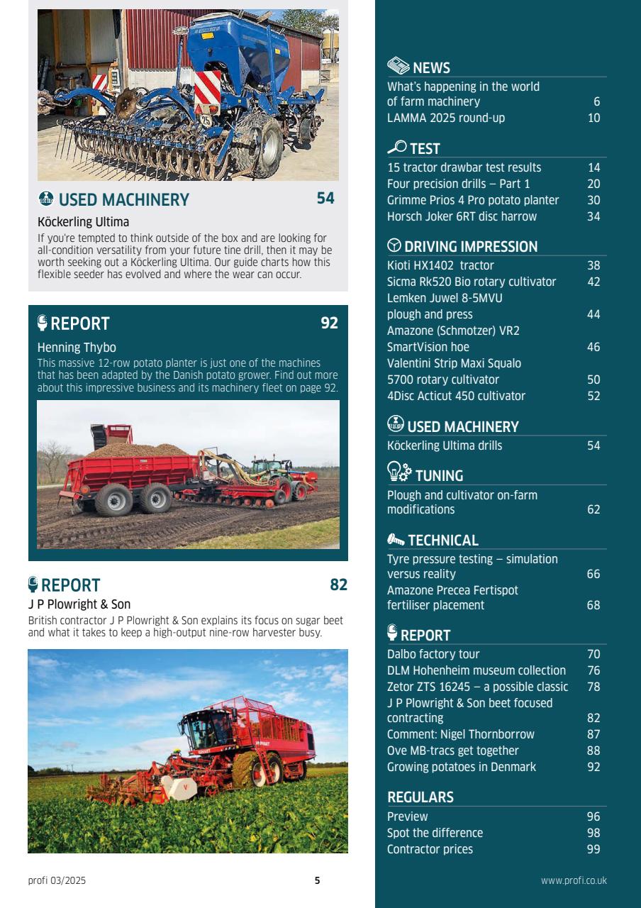 Profi International Preview Pages