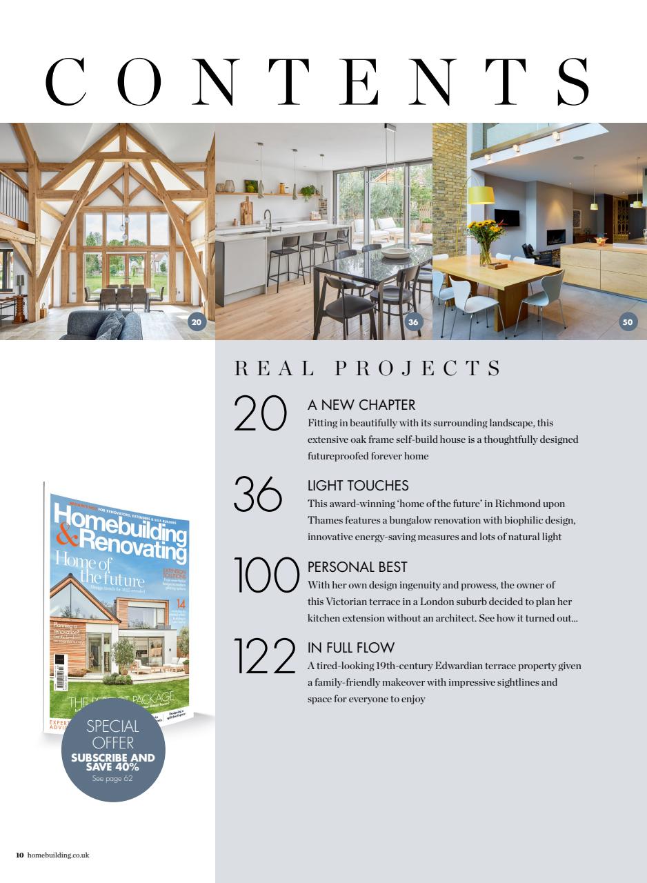 Homebuilding & Renovating Magazine Preview Pages