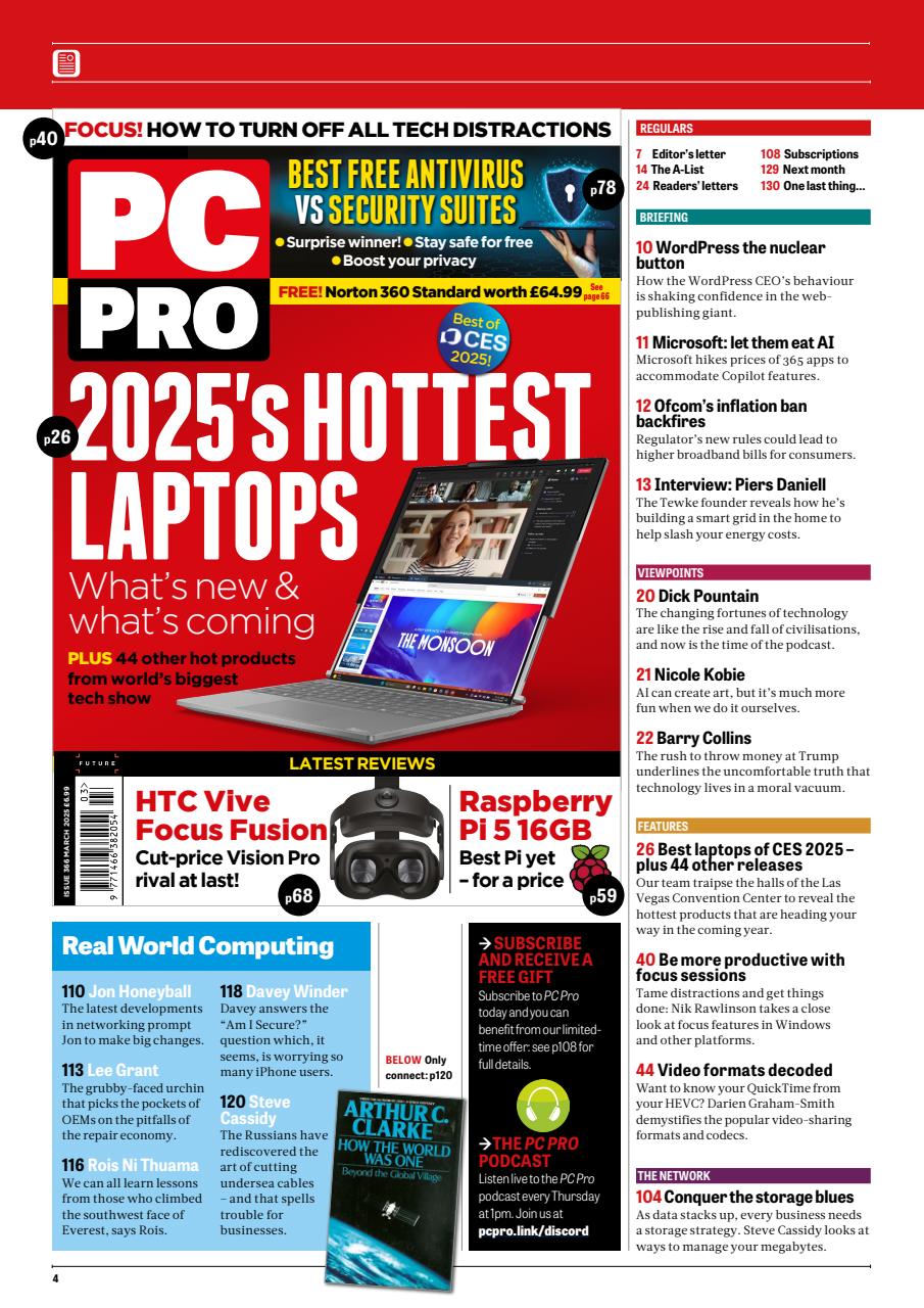 PC Pro Preview Pages