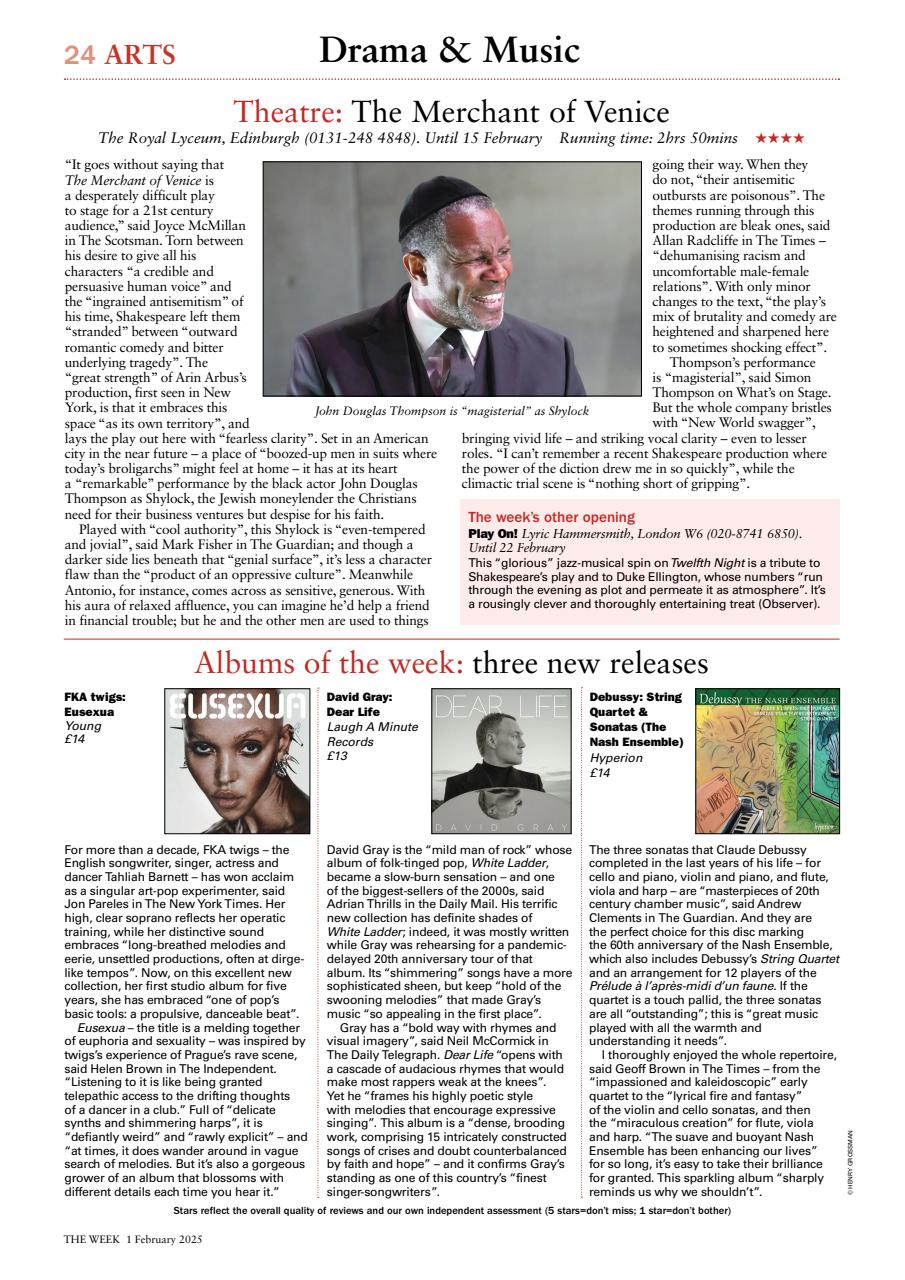 The Week Preview Pages