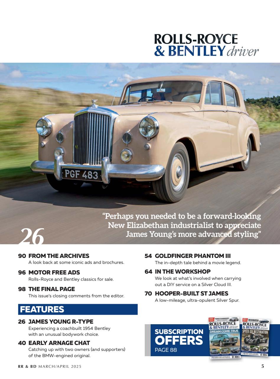 Rolls-Royce & Bentley Driver Preview Pages