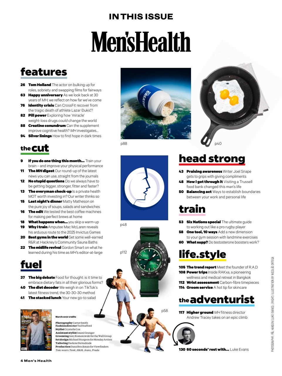 Men's Health Preview Pages