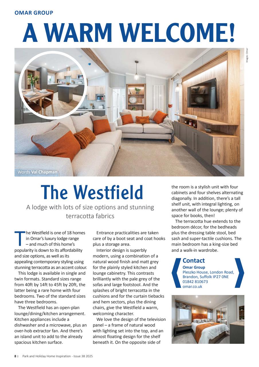 Park and Holiday Home Inspiration magazine Preview Pages