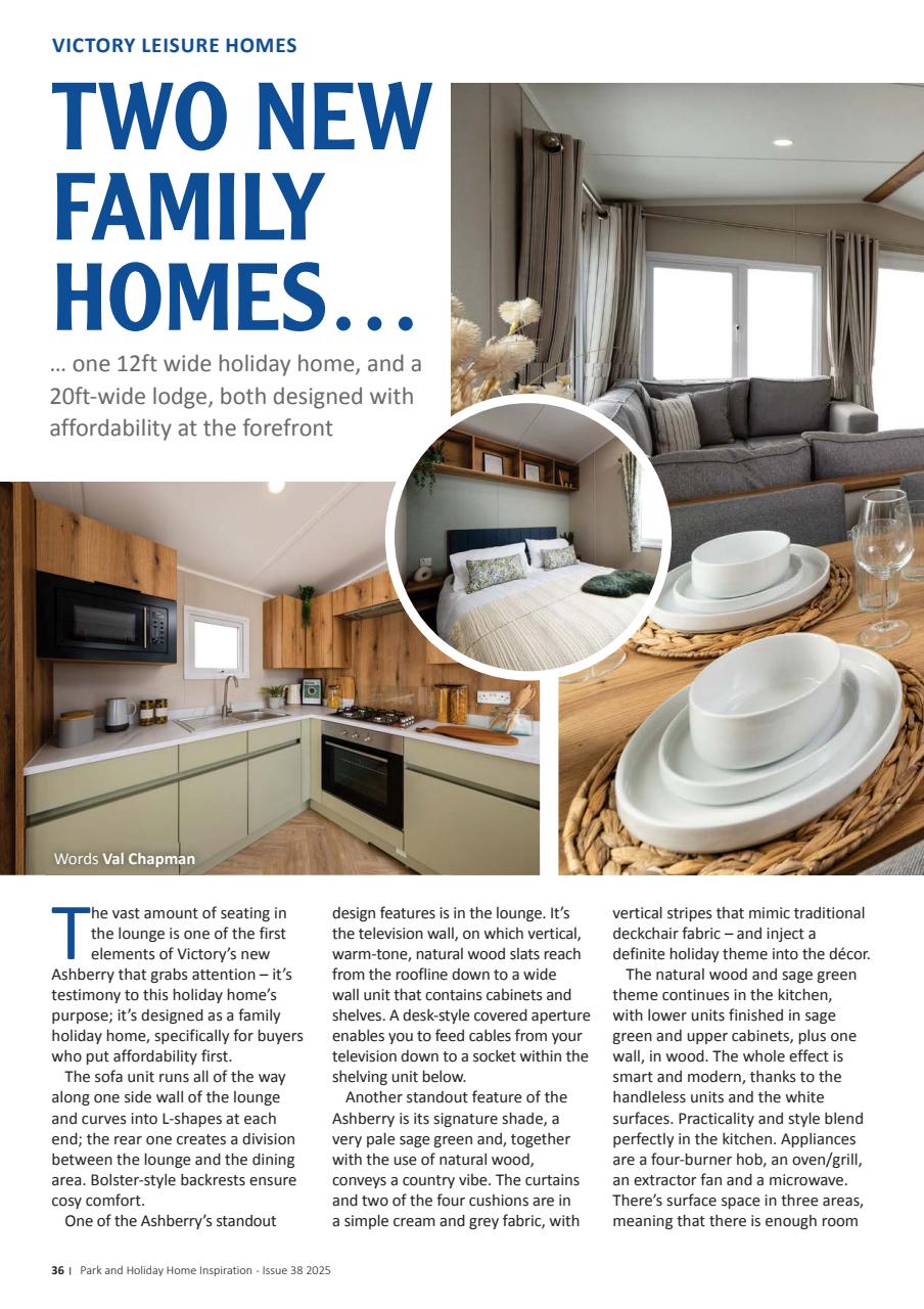 Park and Holiday Home Inspiration magazine Preview Pages