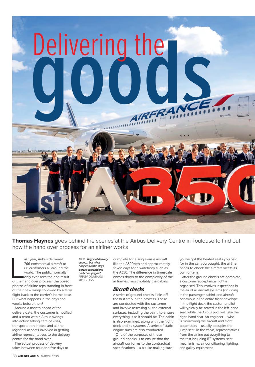 Airliner World Preview Pages